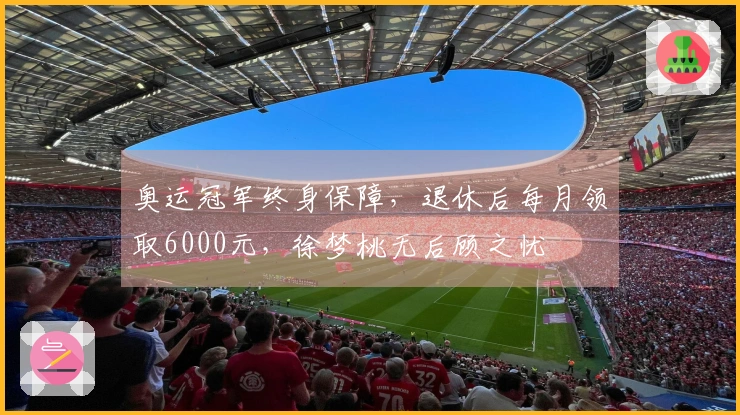 奥运冠军终身保障,退休后每月领取6000元,徐梦桃无后顾之忧